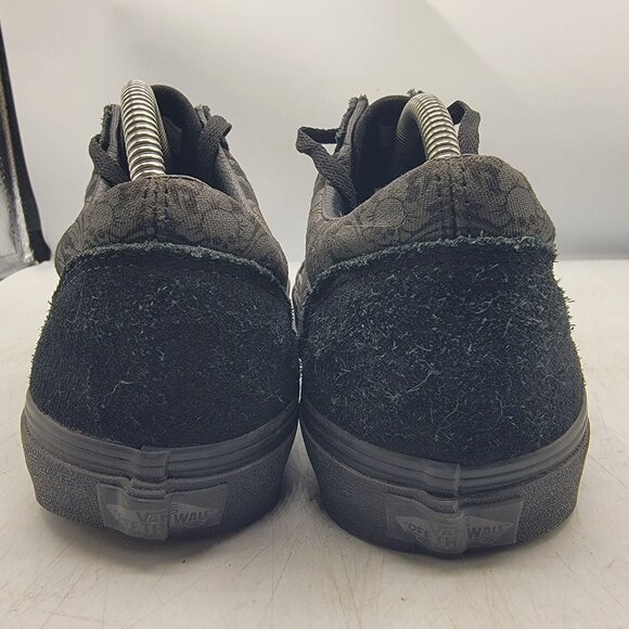 Vans Old Skool Skull Tapestry Mens 10 Black Raven Skate Shoes Casual Athletic - Picture 5 of 13